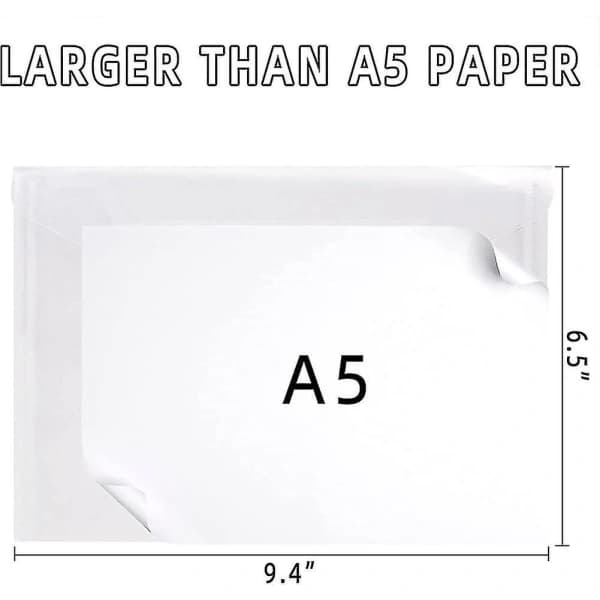 A5 Plastfickor Transparenta - 24 st Fickor Polypropen Dokumentmapp Present