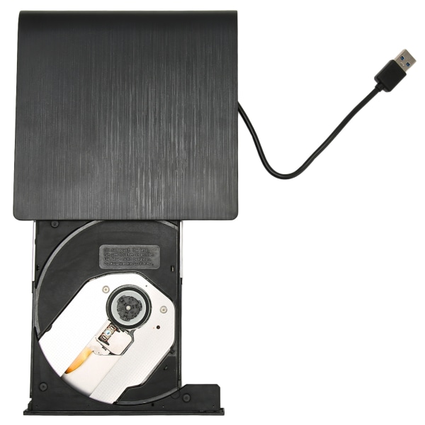 USB 3.0 ulkoinen DVD-kirjoitin Erittäin ohut ulkoinen DVD-asema USB C -sovittimella kannettaville pöytätietokoneille