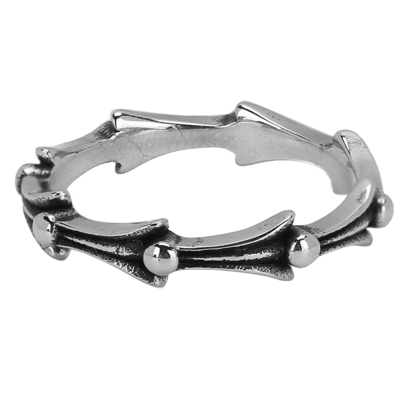 Retro mænd fingerring rustfrit stål moderigtigt cykel kæde smykker tilbehør #10