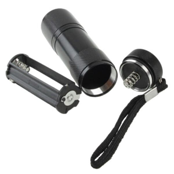 2-pak - Lommelygte / LED-lampe - Bærbar - 9 LED multifarve