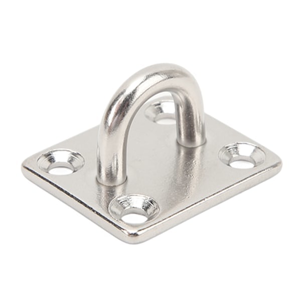 2 stk Båt Firkantet Pad Eye Rustfritt Stål Fast Holdbar Marin SS Pad Maskinvare for Yacht 30 X 35mm/1.2 X 1.4in