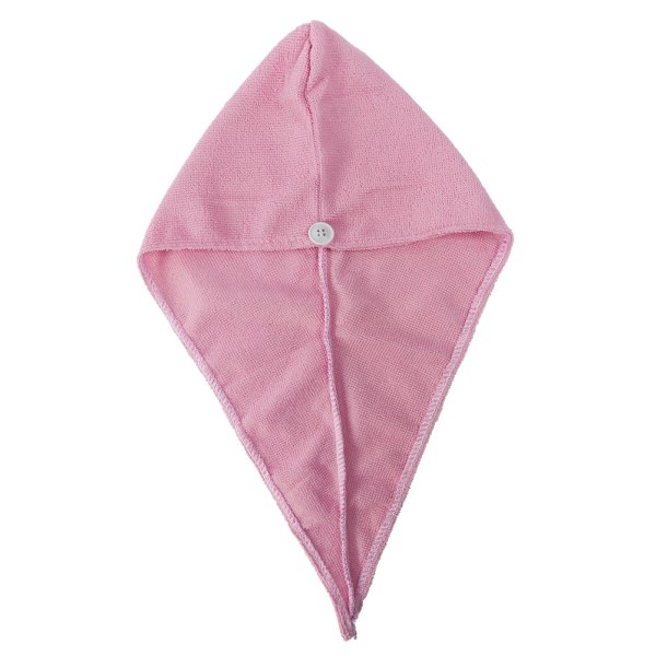 Nydelig vannabsorberende håndkle for barn, raskt tørt hår, pustende wrap-hatt Spabading (rosa)