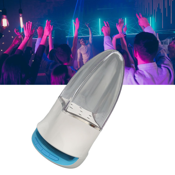 Bluetooth vannhøyttaler Stereo støtte minnekort AUX dansende fontene trådløs høyttaler med RGB lys for telefon MP3