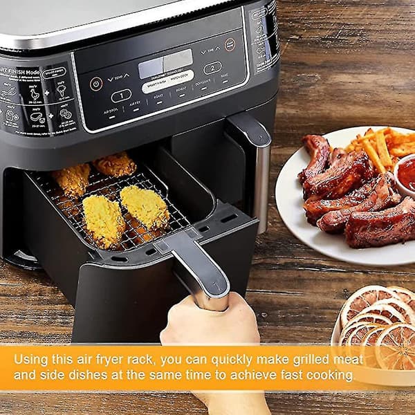 Kompatibelt Ninja Dual Air Fryer 304 Rustfrit Stål Dehydrator Stativ