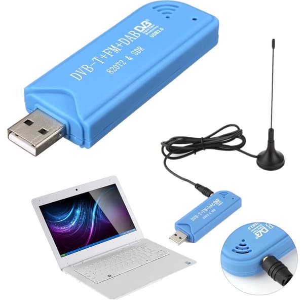 USB 2.0 Digital DVB-T TV-mottaker