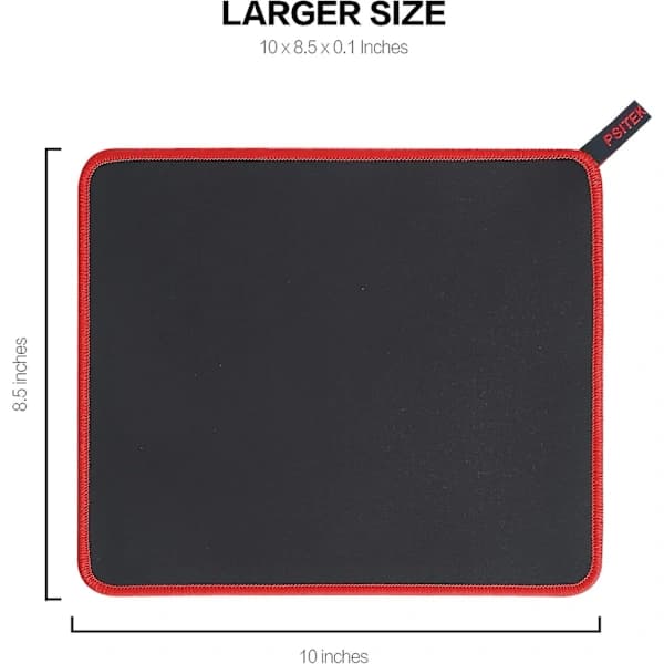 Musematte 3-pakning 10x8,5 tommer Laptop Gaming Musematte Vanntett Stoffoverflate