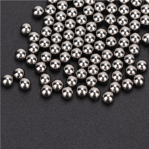 Poleringspärlor av rostfritt stål Polering av bollar för smycken Poleringstillbehör (4 mm)
