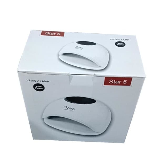 48W UV/LED-lampe med timerfunksjon