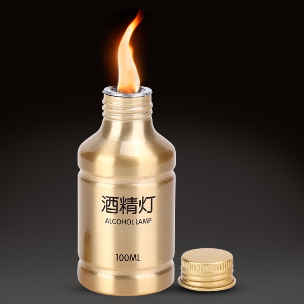 100 ml Chemry Burning Light Alumiini Laboratorion lämmitystarvikkeet Opetusvälineet Kulta