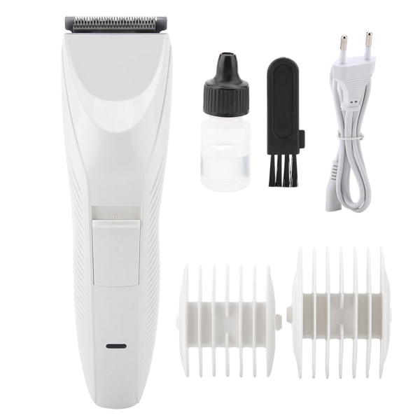 Enkel hvit elektrisk hårtrimmer Ultrastille hårklippsett for bruk av voksne barn