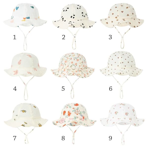 Barn Bucket Hatt Solhatt 3 3 3