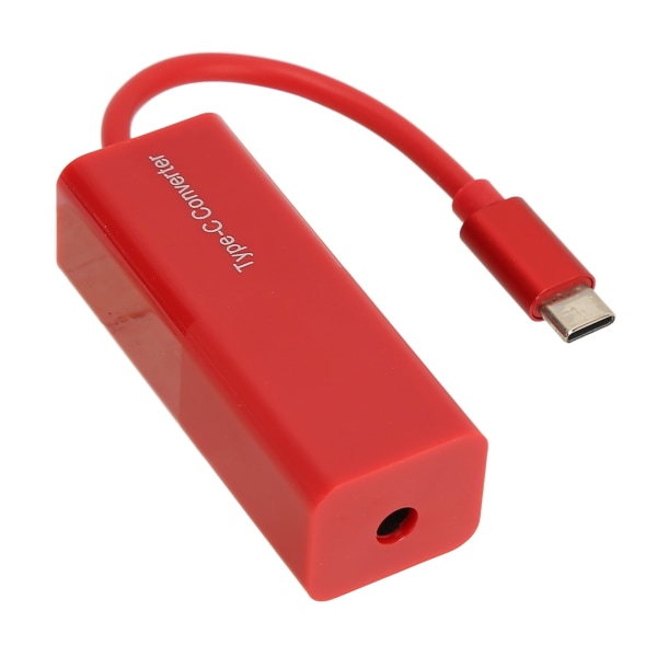 DC- USB C-sovitin 65 W PD DC- USB C-muunnin DC- power 5,5x2,1 mm naaras- USB C-urossovitin punainen
