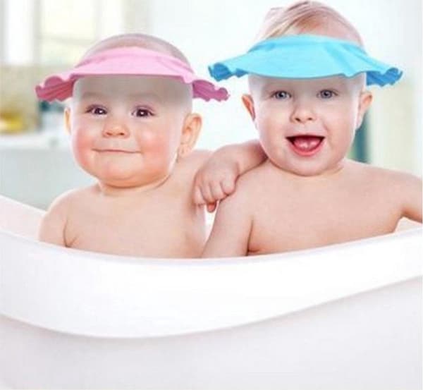 Pink barn badehætte badehætter til børn - Gummiand gave
