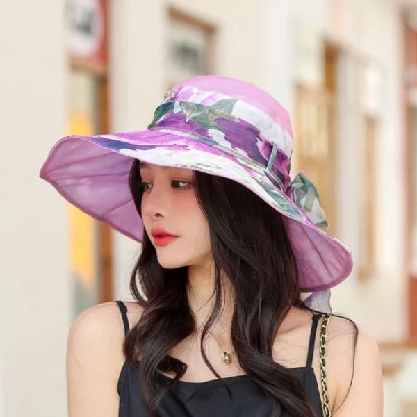 Bredbremmet Bowlerhatt Elegant Strandhatt