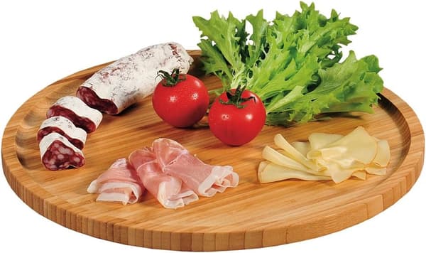 Pizza-lautanen 32cm Bambu Puulautanen Puuservis