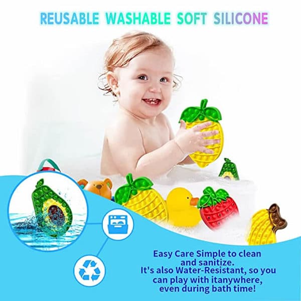 4-pakning Bubbla Sensorisk Pop it Fidget Leke