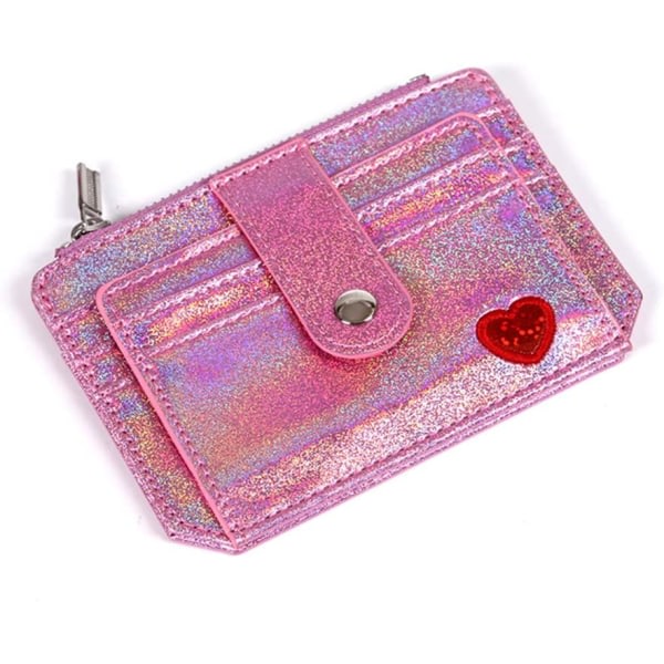Glitter Girl liten plånbok RFID-blockerande myntväska