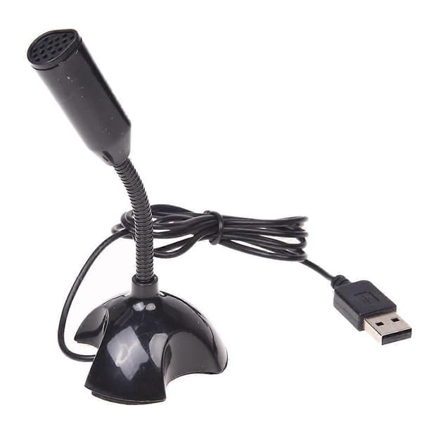 USB Mikrofon Web Fleksibel Støyreduserende Mikrofon For PC Datamaskin Laptop Stativ.pa