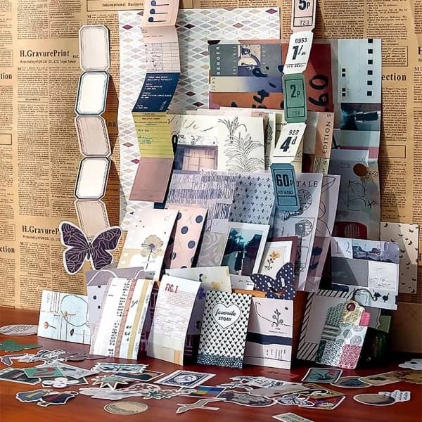 Scrapbooking-tarrat Zone 88 kpl Bullet Journal -tarrat