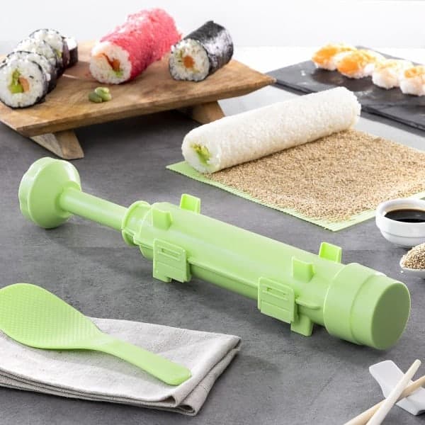 Easy Sushi Sæt med Opskrift - Suzooka Grøn（PA）