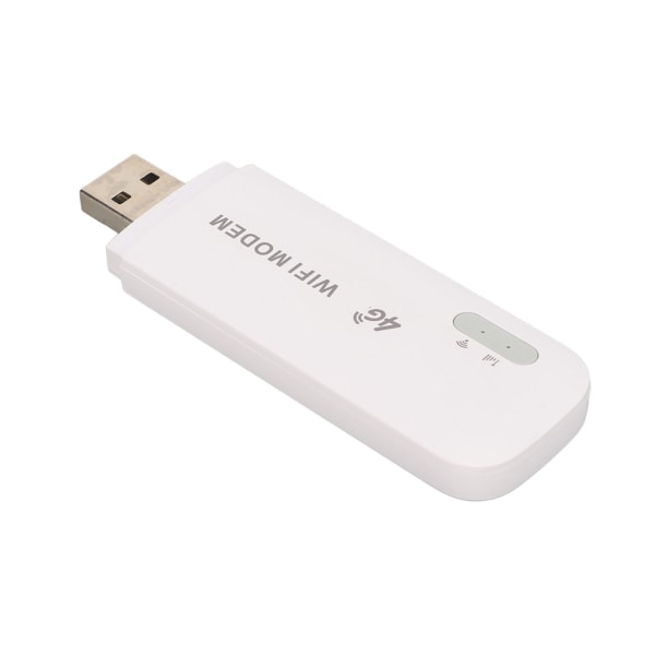4G USB Bärbar Wifi Stöd 10 enheter Plug and Play Multipelskydd USB Mobile Wifi för mobiltelefon Laptop Vit