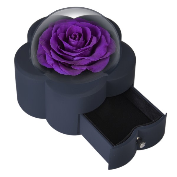 Eternal Flower smyckeskrin blomformad låda kan hålla