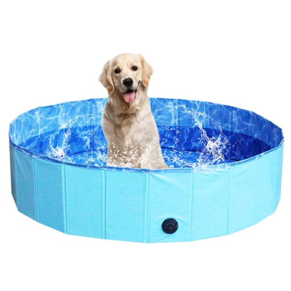 PVC Husdjurspool Bärbar hopfällbar pool Hundar Badkatter