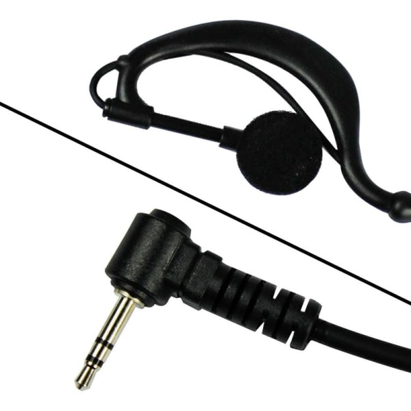 Clip-Ear Shape Headset Hörsnäcka/mikrofon for Motorola Talkabout Walkie Talkie Radio
