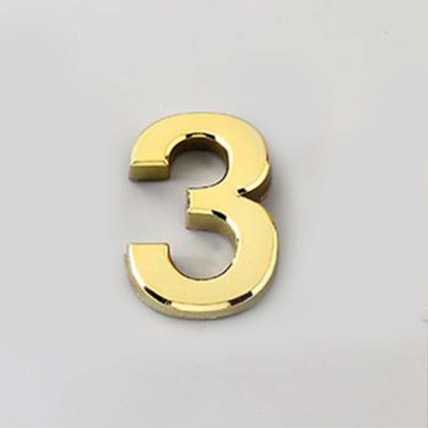 5CM 0-9 Sign Number Plate Digits Sticker Door Address Hotel House Modern Number