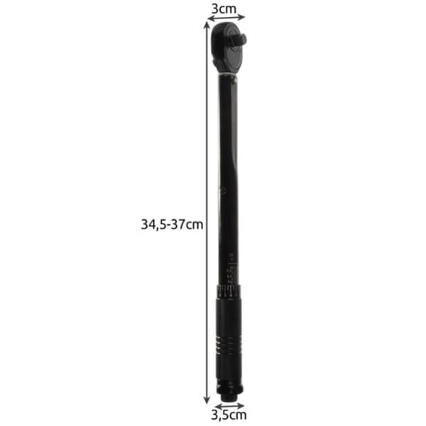 Momentnøgle 3/8\" - 7-112Nm
