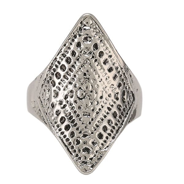 Vintage Ringar Mesh Material Nätform DIY Långvarig färgeffekt 21 mm/0.8in diameter Silver Finger Ringar