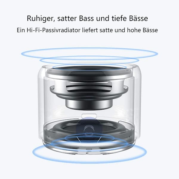 LX-EWA-A106pro Ultra Mini Bluetooth-kaiutin - Hopeanharmaa