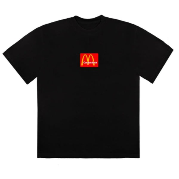 Cactus Jack X Mcdo Sesamsvart T-shirt Black XXL