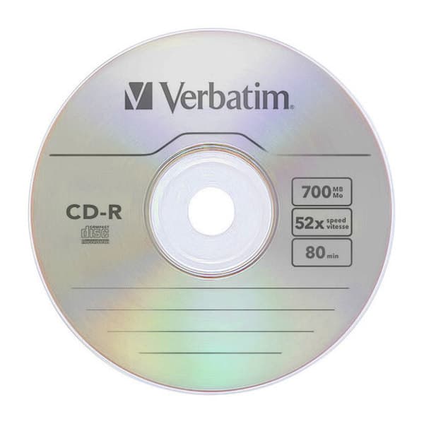 VERBATIM CD-R 52x 700MB 10 kpl Spindel