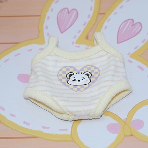 Handgjorda Jumpsuits Bomull Tecknade Rompers ROSA 10CM Rosa 10cm
