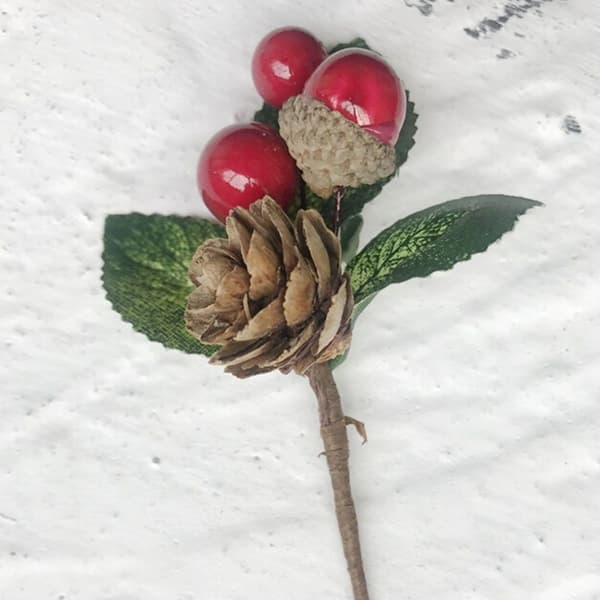 5 stk Tallgren Bär Kotte Kunstig Blomst