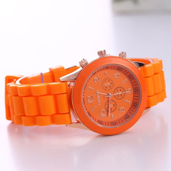 Quartz Armbandsur Elektronisk Watch ORANGE