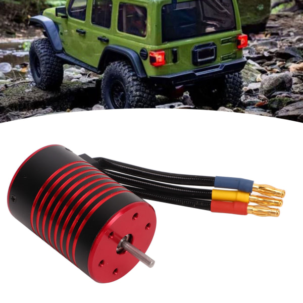 Borstlös motor Professionell hög torsion Vattentät 3650 RC borstlös motor för 1/10 1/8 RC bil 3100KV