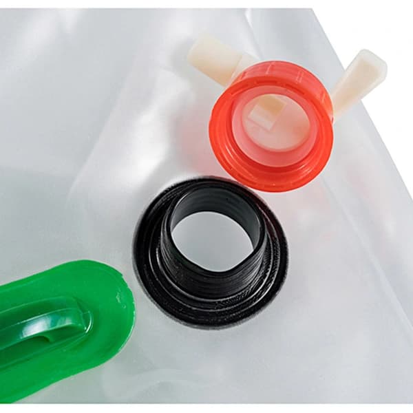 Vannkanne med kran, sammenleggbar - 20 L Transparent