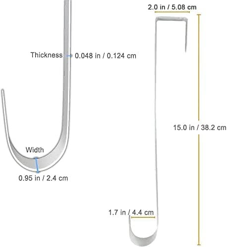 1 kpl Premium Metallikranskoukku joulukoristeluun