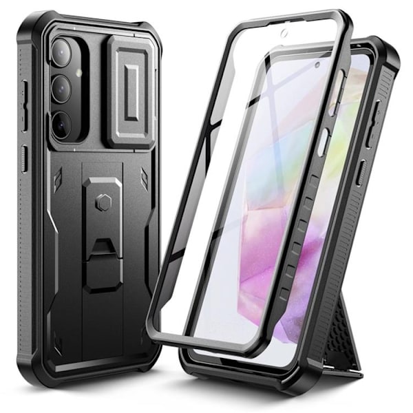 Tech-Protect Galaxy A55 5G Mobilcover Kevlar Cam Plus - Sort 100