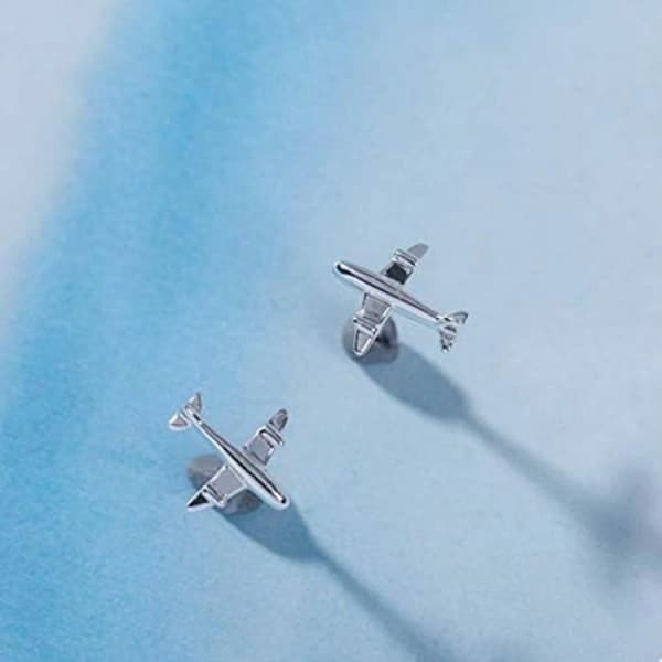 Miniatyrfly Stud Øredobber Søte Fly Øredobber for Kvinner Menn Jenter