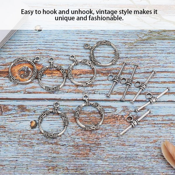 20 stk Vintage håndlaget vekslelås Halskjede Armbånd Gjør-det-selv-smykkefunn å lage tilbehør
