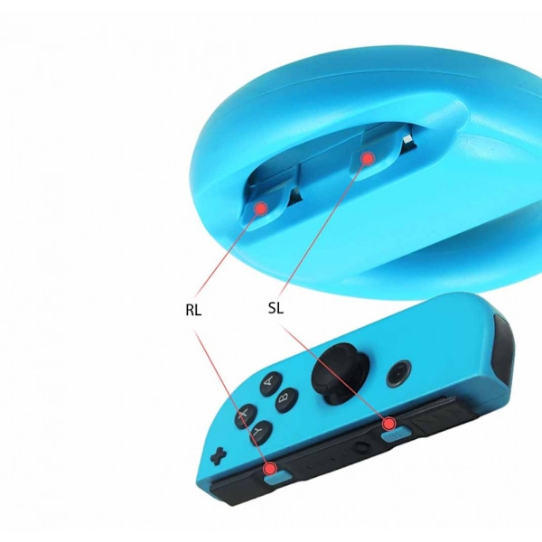 Ratt för Nintendo Switch-kontroller, 2 st racingratt kompatibla med Mario Kart, spelkontrollratt för Nintendo Switch fjärrspel