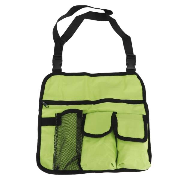 Beach Chair Armlene Bag Handy Lommer Armlene Bag Utendørs Stol Hengende Oppbevaringspose for Camping Green