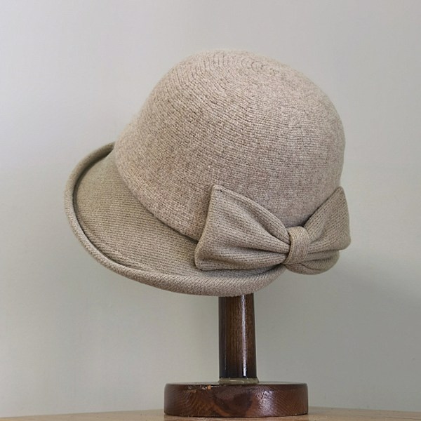 Uldvinterhat dame retro fedora hatte kirkehatte fiskehat dame filthat bowlerhat