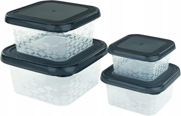 4-delt sett, matoppbevaringsboks, sett