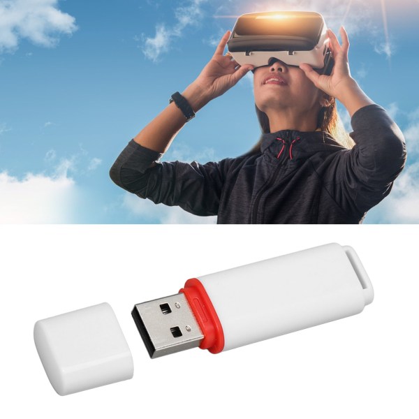 for Steam VR USB-donglemottaker Plug and Play trådløs donglemottaker for ventilindekskontrollere Hvit