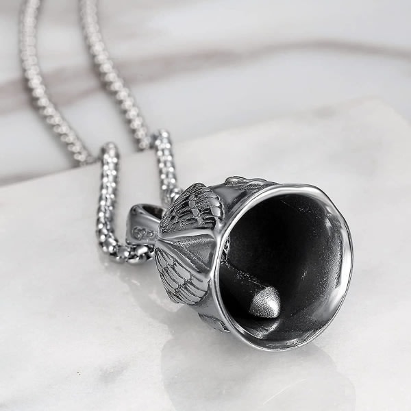 Bell Angel Wing Knight Bell Kirjaimet Avaimenperä Moottoripyörä Pyörä Ratsastus Guardian Bell 1 kpl hopea IC