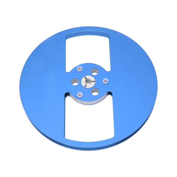 1/4 7 tums tom bandrulle aluminiumlegering 2 hål Universal öppen rulle upptagningsrulle för nab öppningsmaskin del för TEAC Blue